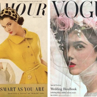 50年後，她複製了當年名模媽媽的雜誌封面照