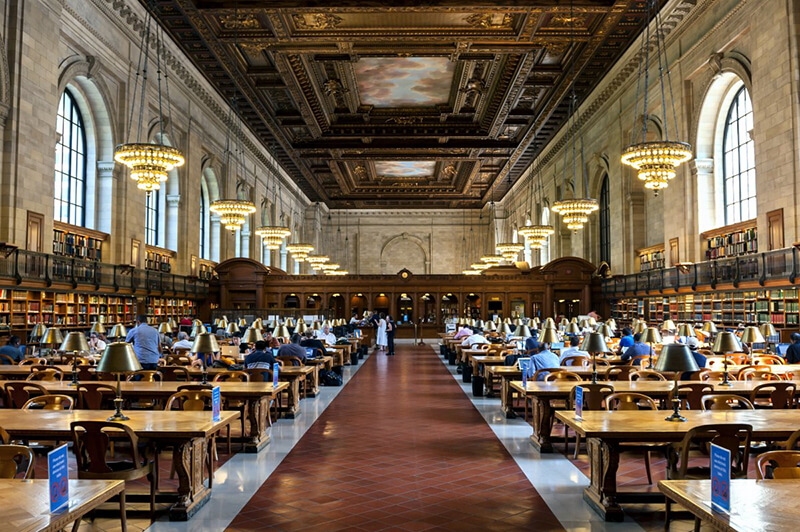 美國紐約公共圖書館